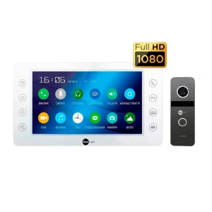 Комплект видеодомофона NeoLight KAPPA HD Kit Graphite UA