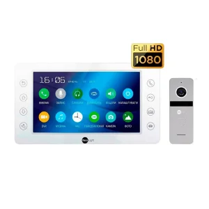 Комплект видеодомофона NeoLight KAPPA HD Kit Silver UA