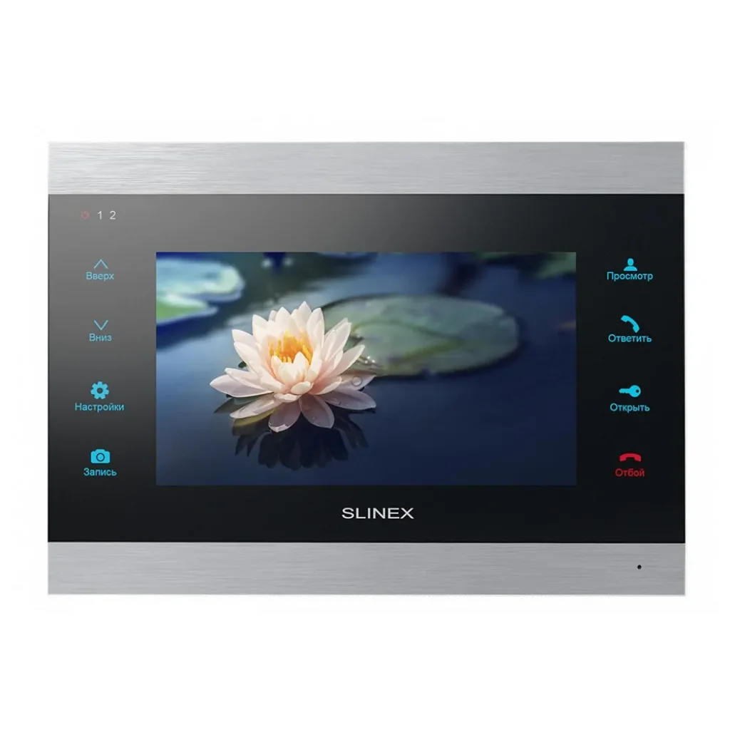 Видеодомофон Slinex SL-07IPHD (silver + black) UA