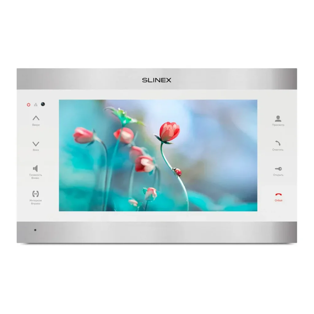 IP-видеодомофон Slinex SL-10IPTHD (silver + white) UA