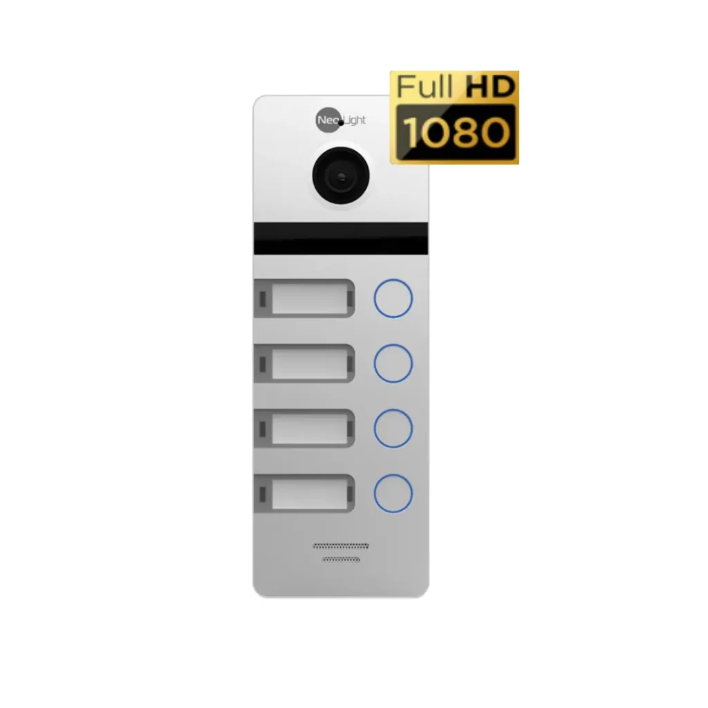 Панель виклику NeoLight MEGA/4 FHD Silver UA