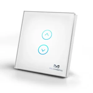 Сенсорний вимикач для штор/жалюзи Z-Wave MCO Home Glass Touch Shutter — MCOEC421 UA
