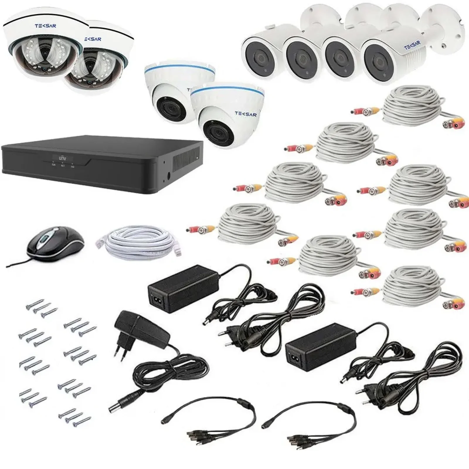 Комплект видеонаблюдения AHD 8MIX 5MEGA UA