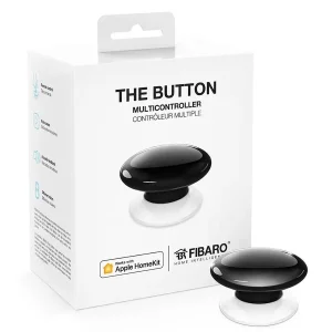 Кнопка керування FIBARO The Button для Apple HomeKit black (чорний) - FGBHPB-101-2 UA