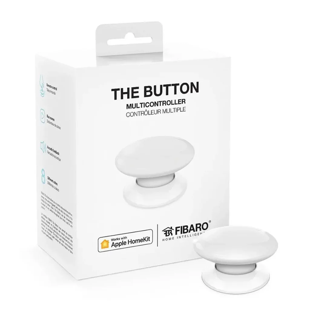 Кнопка керування FIBARO The Button для Apple HomeKit white (білий) - FGBHPB-101-1 UA