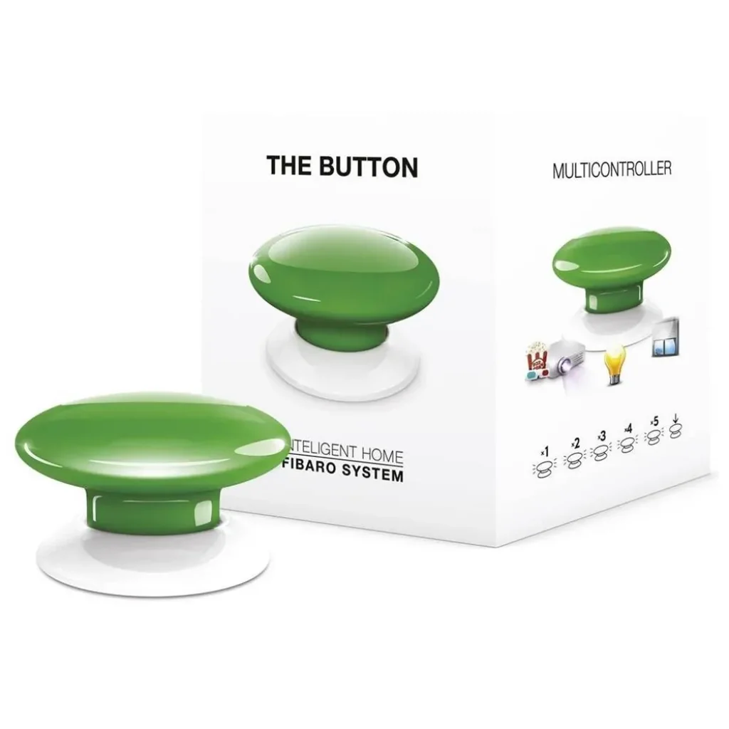 Кнопка керування Z-Wave Fibaro The Button green - FGPB-101-5 UA