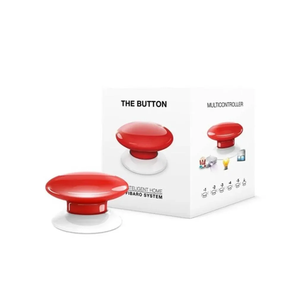 Кнопка управления Z-Wave Fibaro The Button red - FGPB-101-3 UA