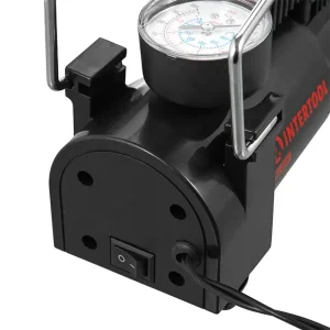 Компресор автомобільний 12 В, 14 А, циліндр 30 мм, макс. 7 бар, шланг 1 м, кабель живлення 3 м INTERTOOL (AC-0004) UA