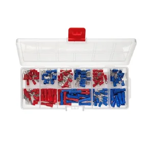 Коннектори обтискні, 144 шт., ізольовані, для автомобільної електропроводки INTERTOOL (TC-9010) UA