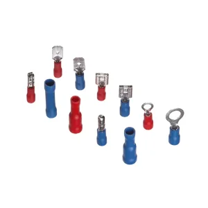 Коннектори обтискні, 144 шт., ізольовані, для автомобільної електропроводки INTERTOOL (TC-9010) UA