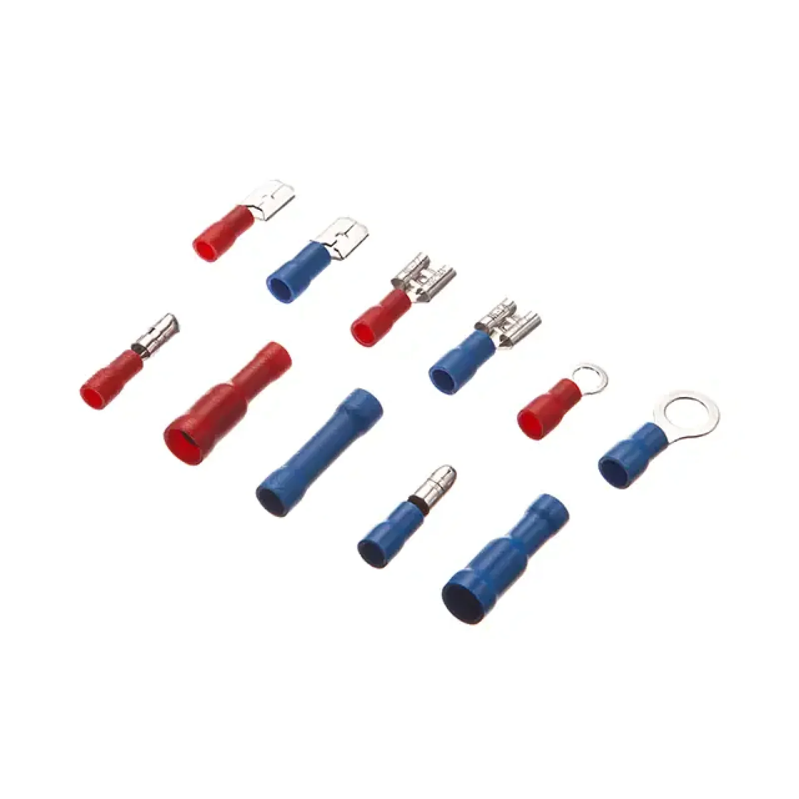 Коннектори обтискні, 144 шт., ізольовані, для автомобільної електропроводки INTERTOOL (TC-9010) UA