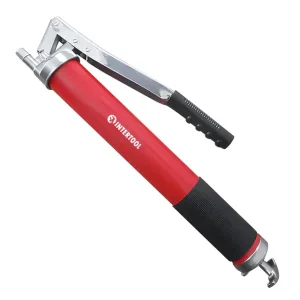 Шприц для змащування, двоплунжерний, 800 см³, з гнучким шлангом INTERTOOL (AT-3061) UA