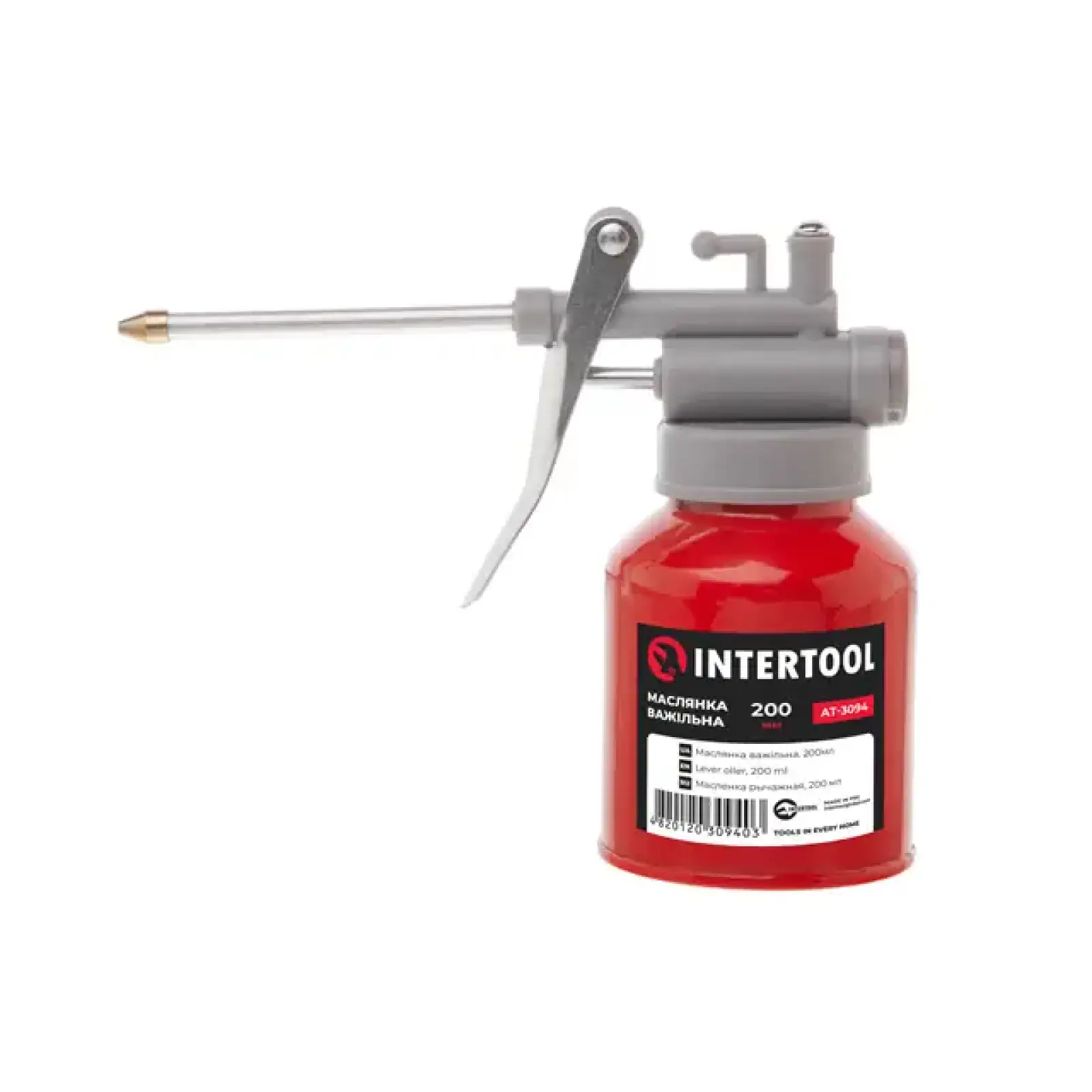 Маслянка важільна. 200мл. INTERTOOL (AT-3094) UA