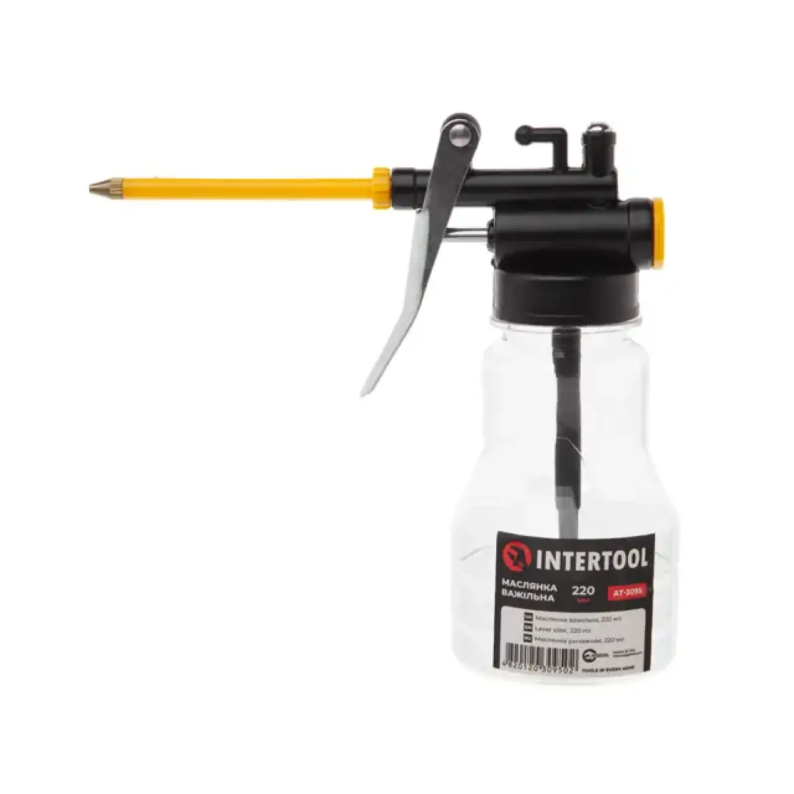 Маслянка важільна. 220 мл. INTERTOOL (AT-3095) UA