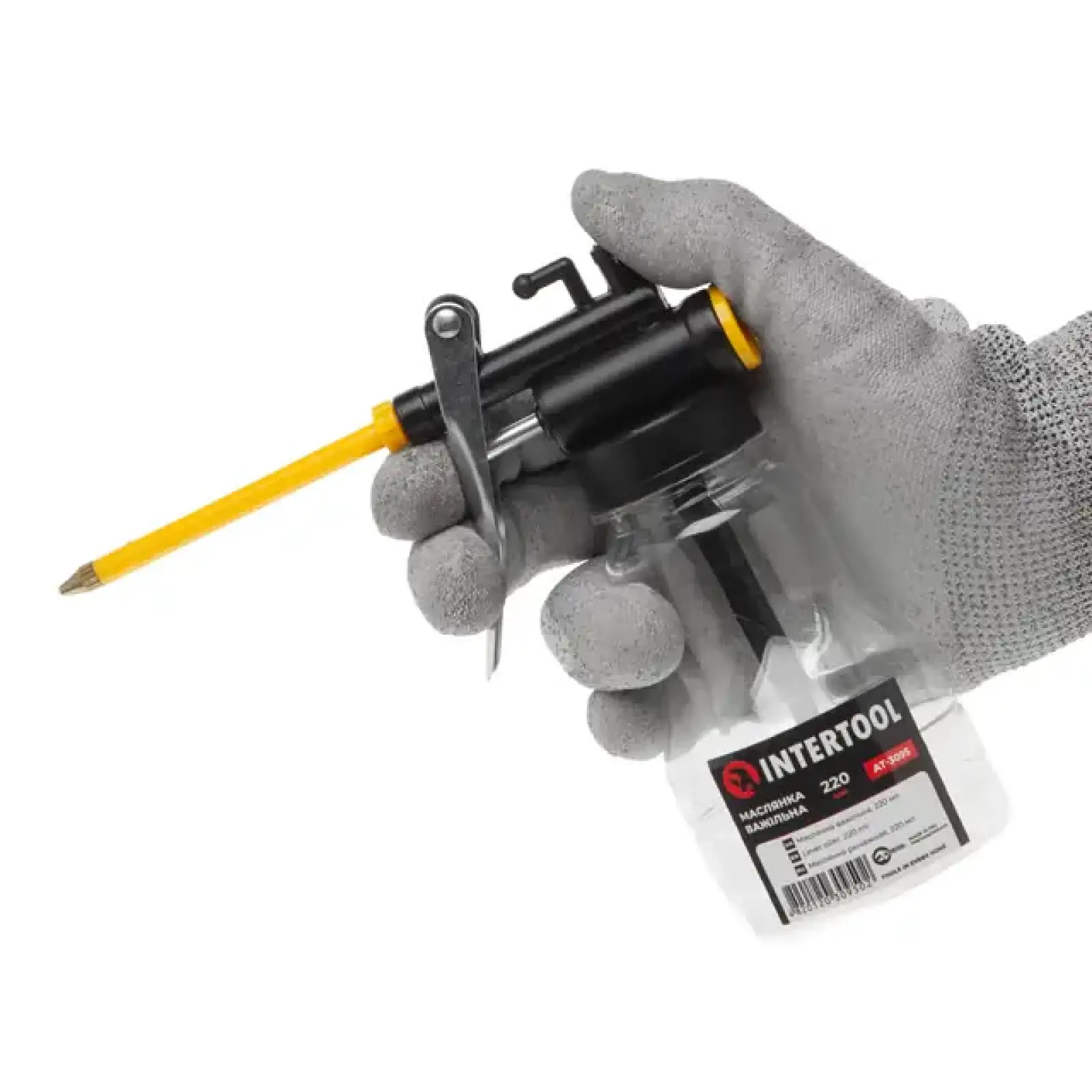 Маслянка важільна. 220 мл. INTERTOOL (AT-3095) UA