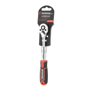 Рукоятка з храповим механізмом телескопічна, 72 зуба 1/4 