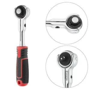 Рукоятка з храповим механізмом поворотна, 72 зуба 1/4 