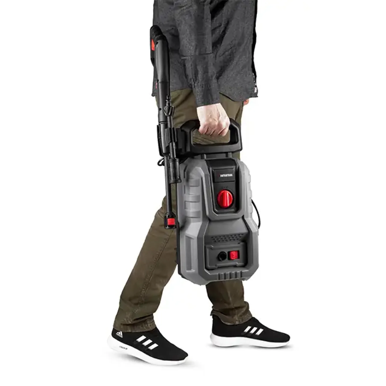Мийка високого тиску, 1,2 кВт, 70-100 бар, 6,5 л/хв, шланг 5 м INTERTOOL (DT-1512) UA