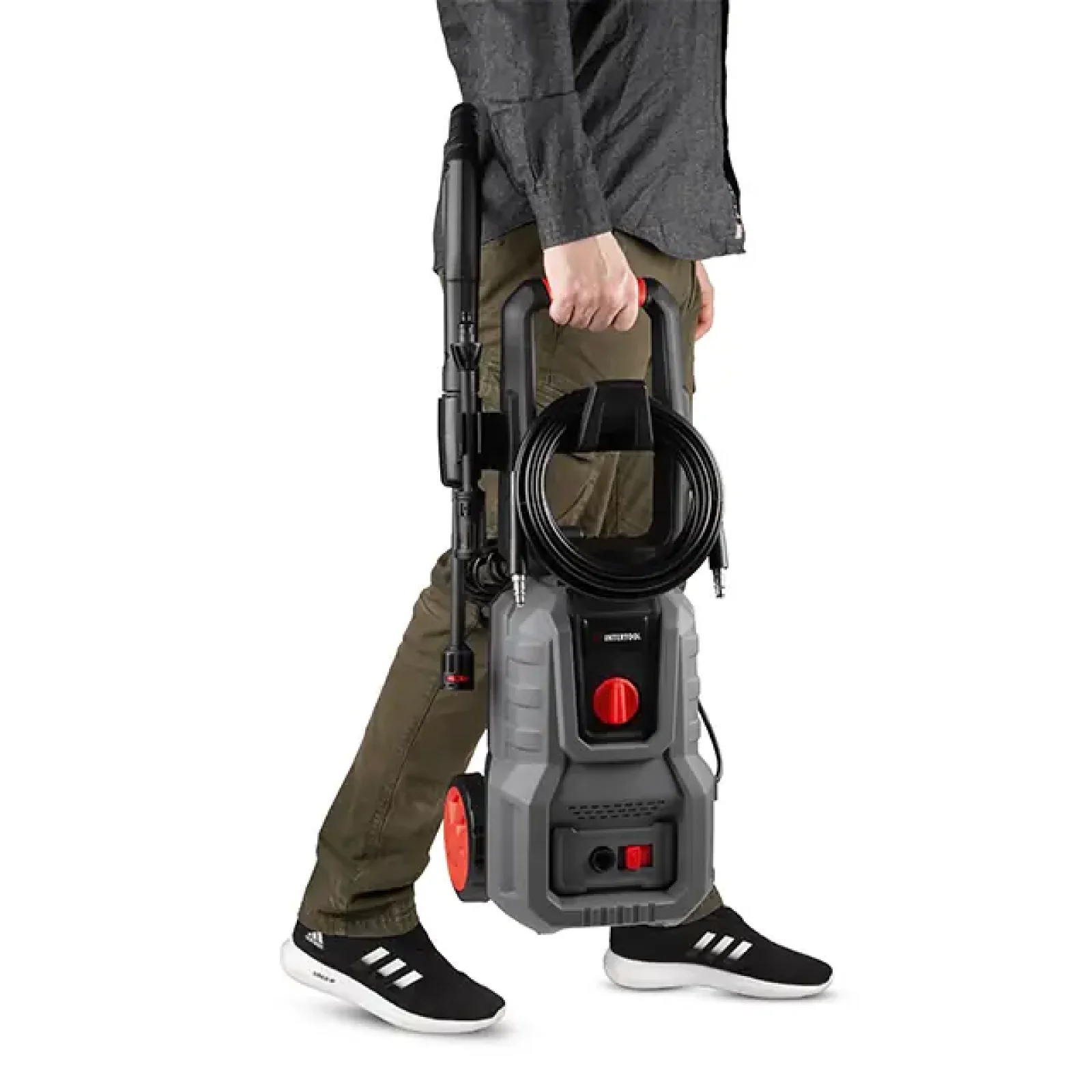 Мийка високого тиску, 1,6 кВт, 90-130 бар, 7 л/хв, шланг 5 м INTERTOOL (DT-1514) UA