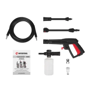 Мийка високого тиску, 1,8 кВт, 100-140 бар, 7 л/хв, шланг 5 м INTERTOOL (DT-1516) UA