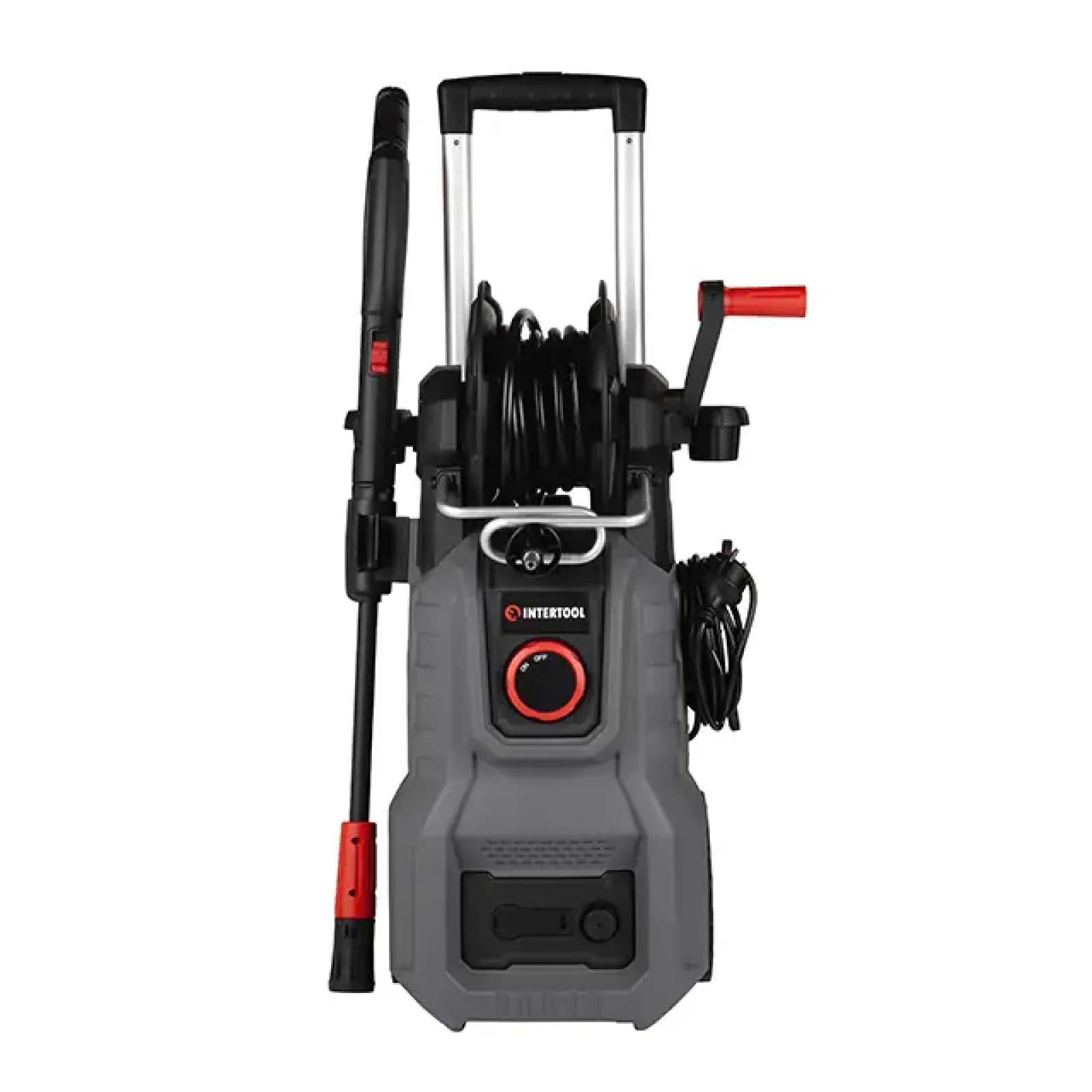 Мийка високого тиску, 2,0 кВт, 110-160 бар, 7 л/хв, шланг 5 м INTERTOOL (DT-1518) UA