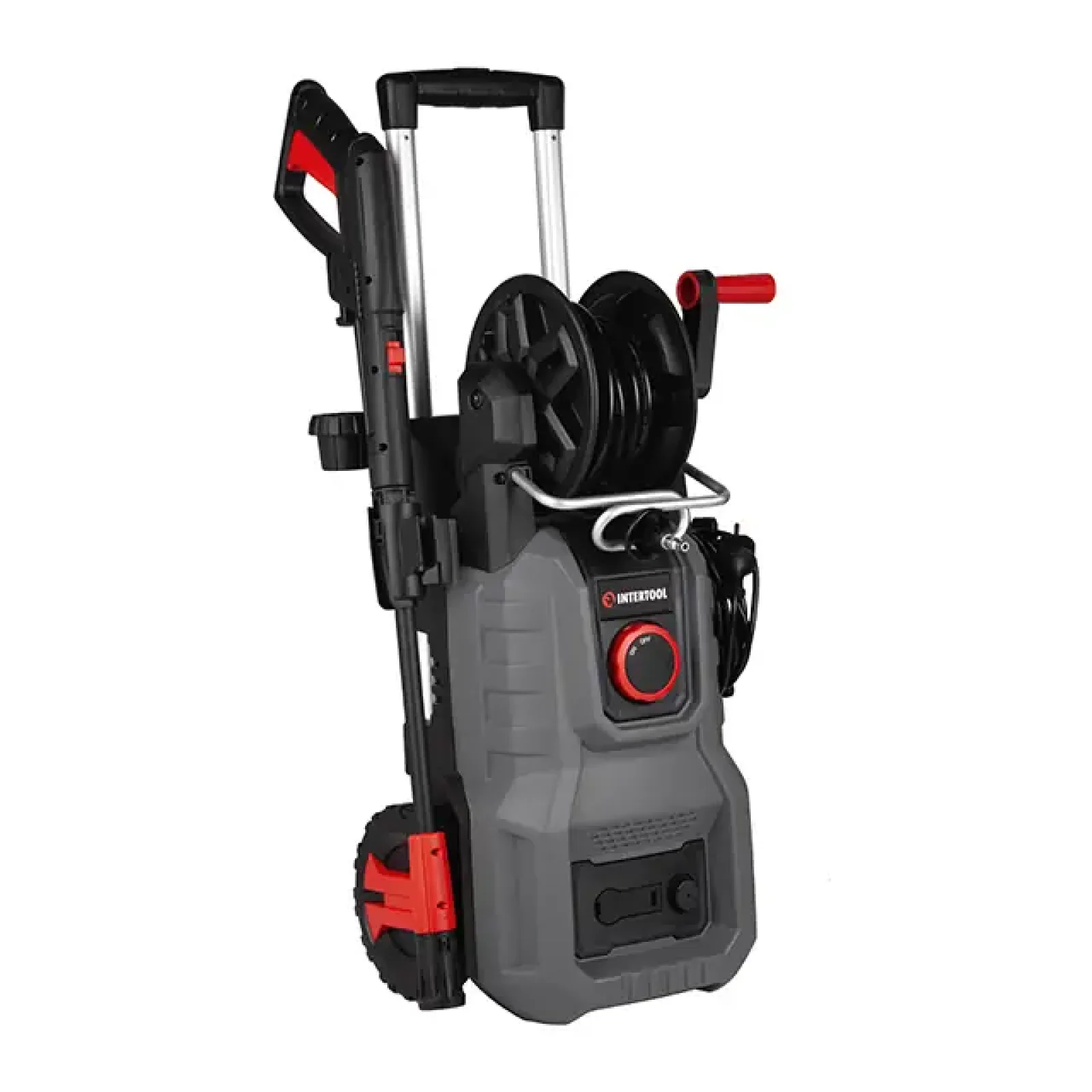 Мийка високого тиску, 2,0 кВт, 110-160 бар, 7 л/хв, шланг 5 м INTERTOOL (DT-1518) UA