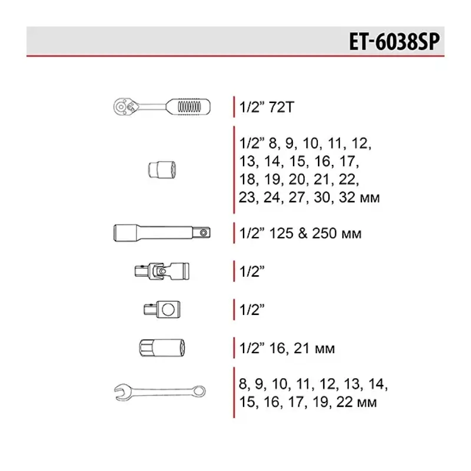 Набір інструментів, 1/2