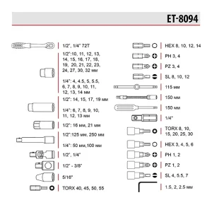 Набір інструментів STORM, 1/2