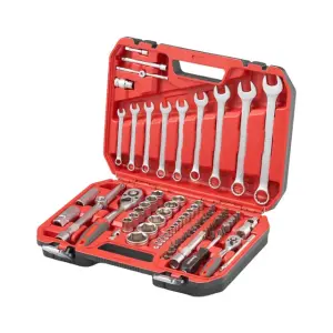 Набір інструментів 1/2" & 1/4" 82од (ET-6082SP) INTERTOOL (ET-9082) UA