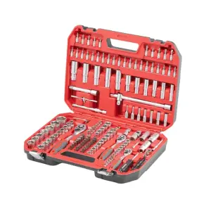 Набір інструментів 1/2" & 3/8" & 1/4" 181од INTERTOOL (ET-9181) UA