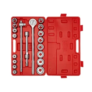 Набір інструментів, 3/4", Cr-V, 21 од., головки: 19-50 мм, кейс AL-KO (HT-2221) UA