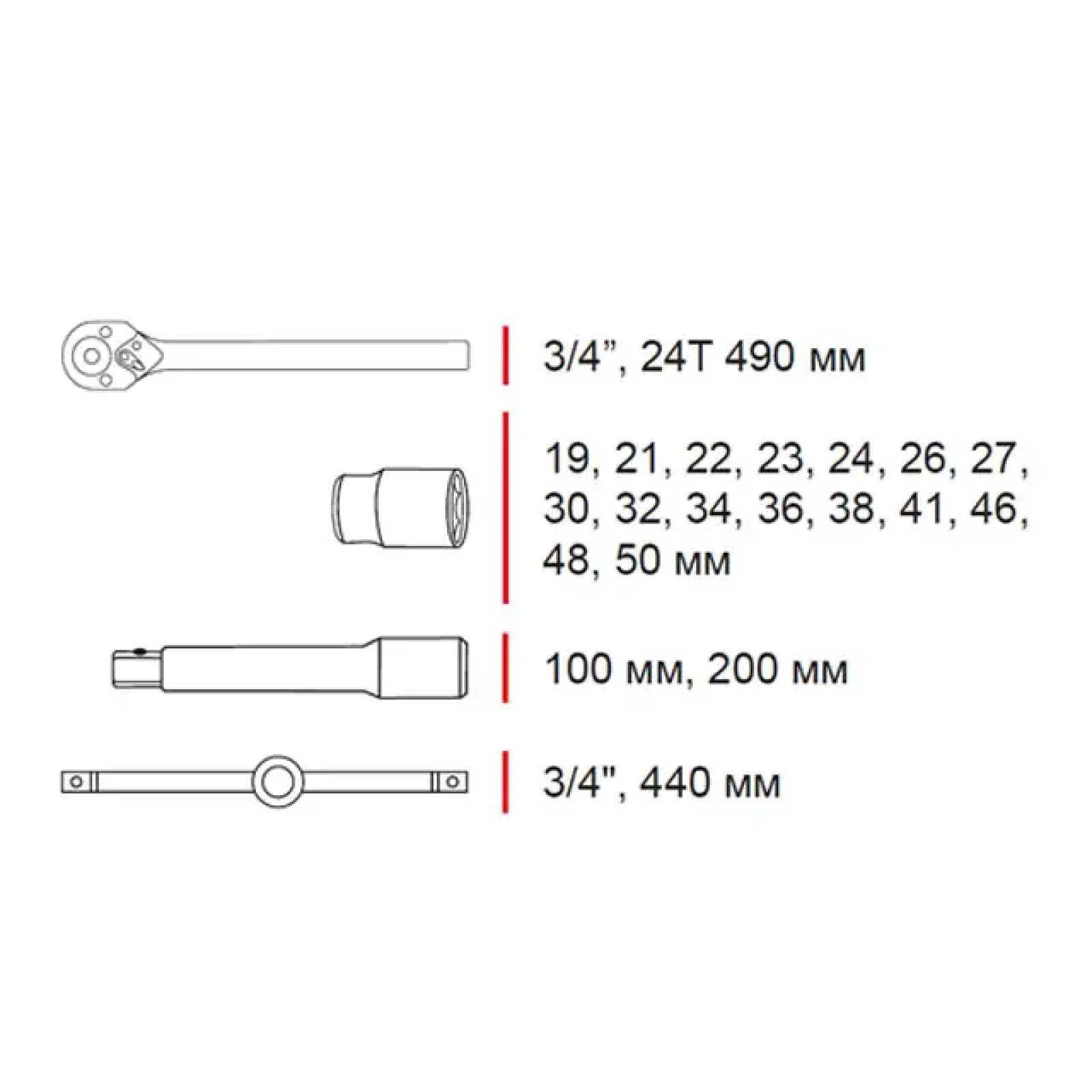 Набір інструментів, 3/4