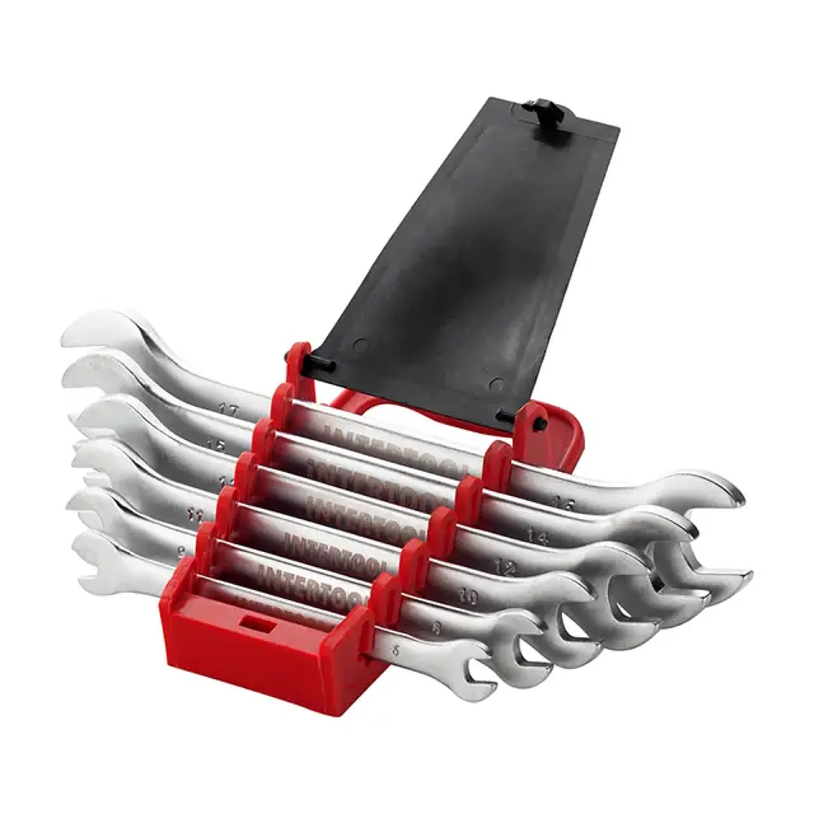 Набір ключів ріжкових, 6 шт., 6-17 мм INTERTOOL (HT-1001) UA