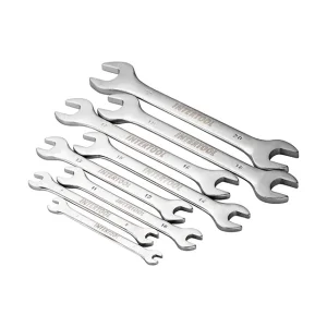 Набір ключів ріжкових, 8 шт., 6-22 мм Cr-V INTERTOOL (HT-1002) UA