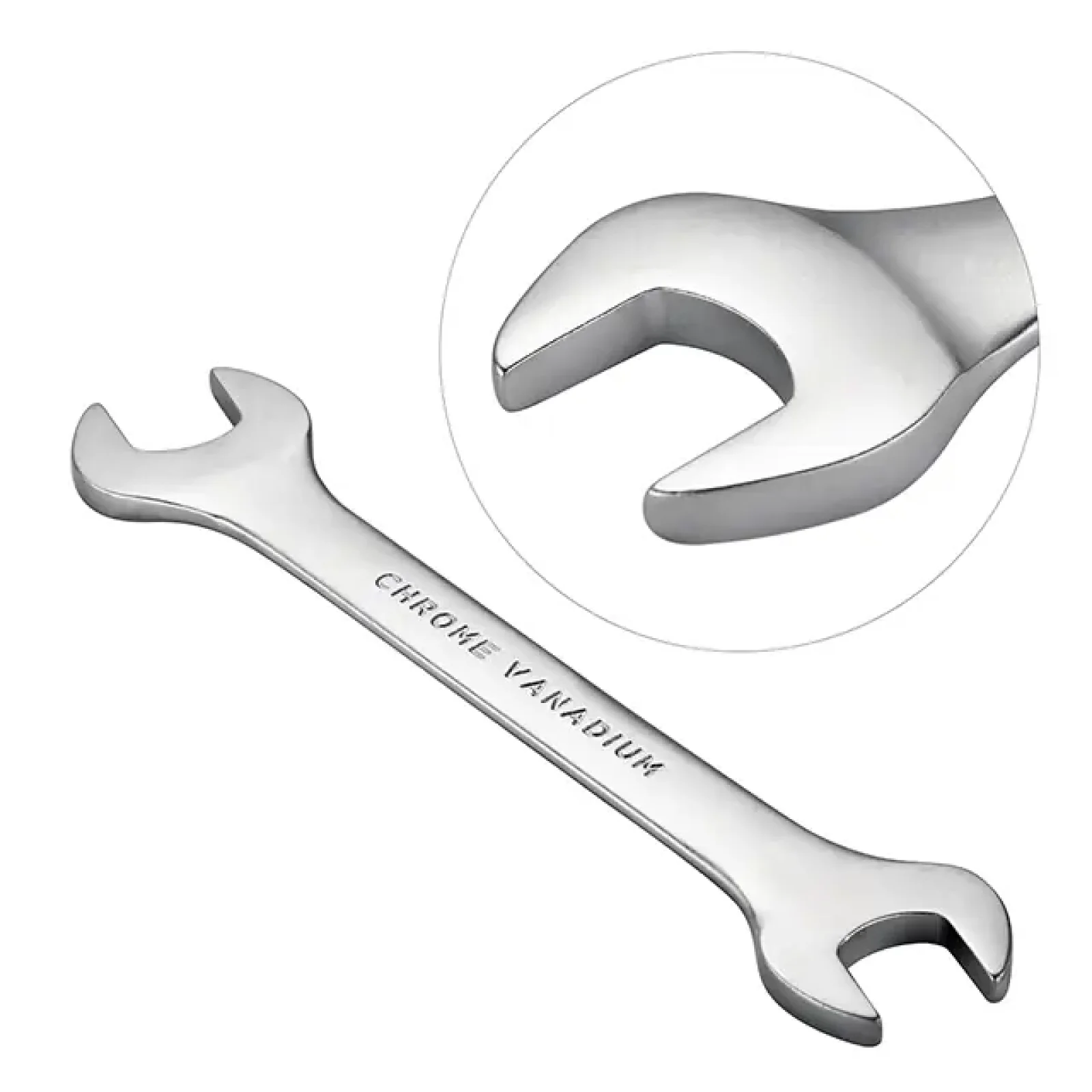 Набір ключів ріжкових, 8 шт., 6-22 мм Cr-V INTERTOOL (HT-1002) UA