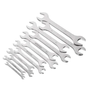 Набір ключів ріжкових, 12 шт., 6-32 мм, Cr-V INTERTOOL (HT-1003) UA