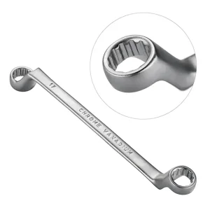 Набір ключів накидних, 6 шт., 6-17 мм, Cr-V INTERTOOL (HT-1101) UA