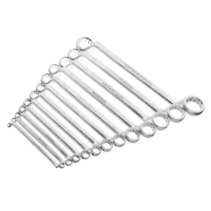 Набір ключів накидних, 12 шт. 6-32 мм, Cr-V INTERTOOL (HT-1103) UA