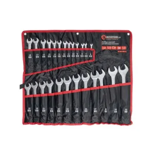 Набір ключів комбінованих, 25 шт., 6-32 мм, Cr-V, чохол INTERTOOL (HT-1200) UA