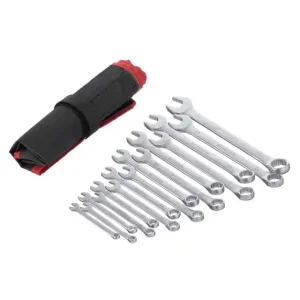 Набір ключів комбінованих, 15 шт., 6-19, 22 мм, Cr-V, чохол INTERTOOL (HT-1204) UA