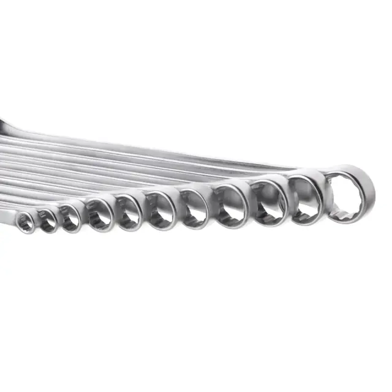 Набір ключів комбінованих, 11 шт., 7-19 мм, Cr-V INTERTOOL (HT-1250) UA