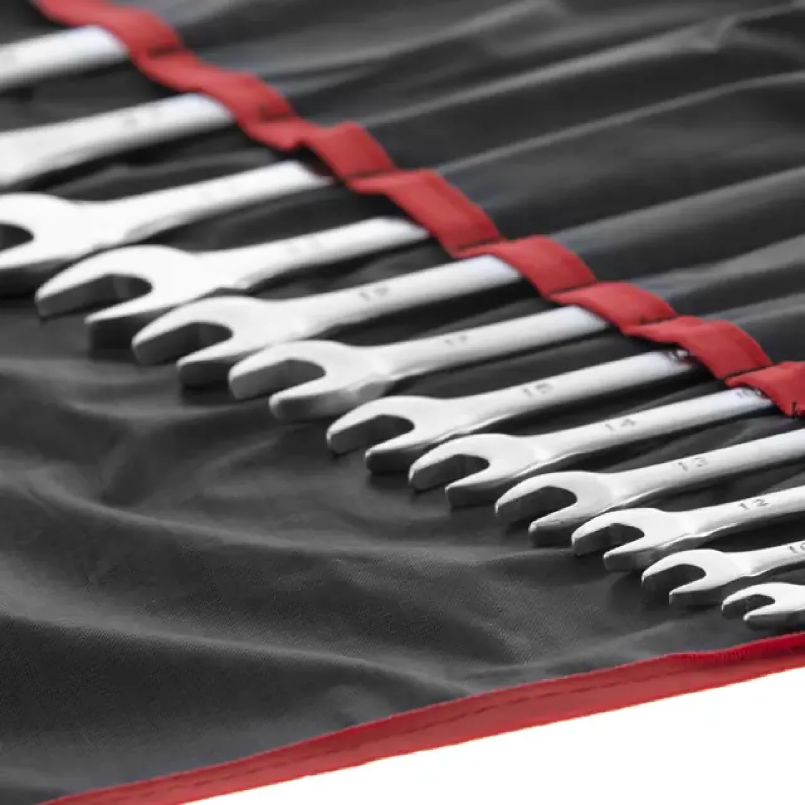 Набір ключів комбінованих, 12 шт., 8-30 мм, Cr-V, чохол INTERTOOL (HT-1251) UA