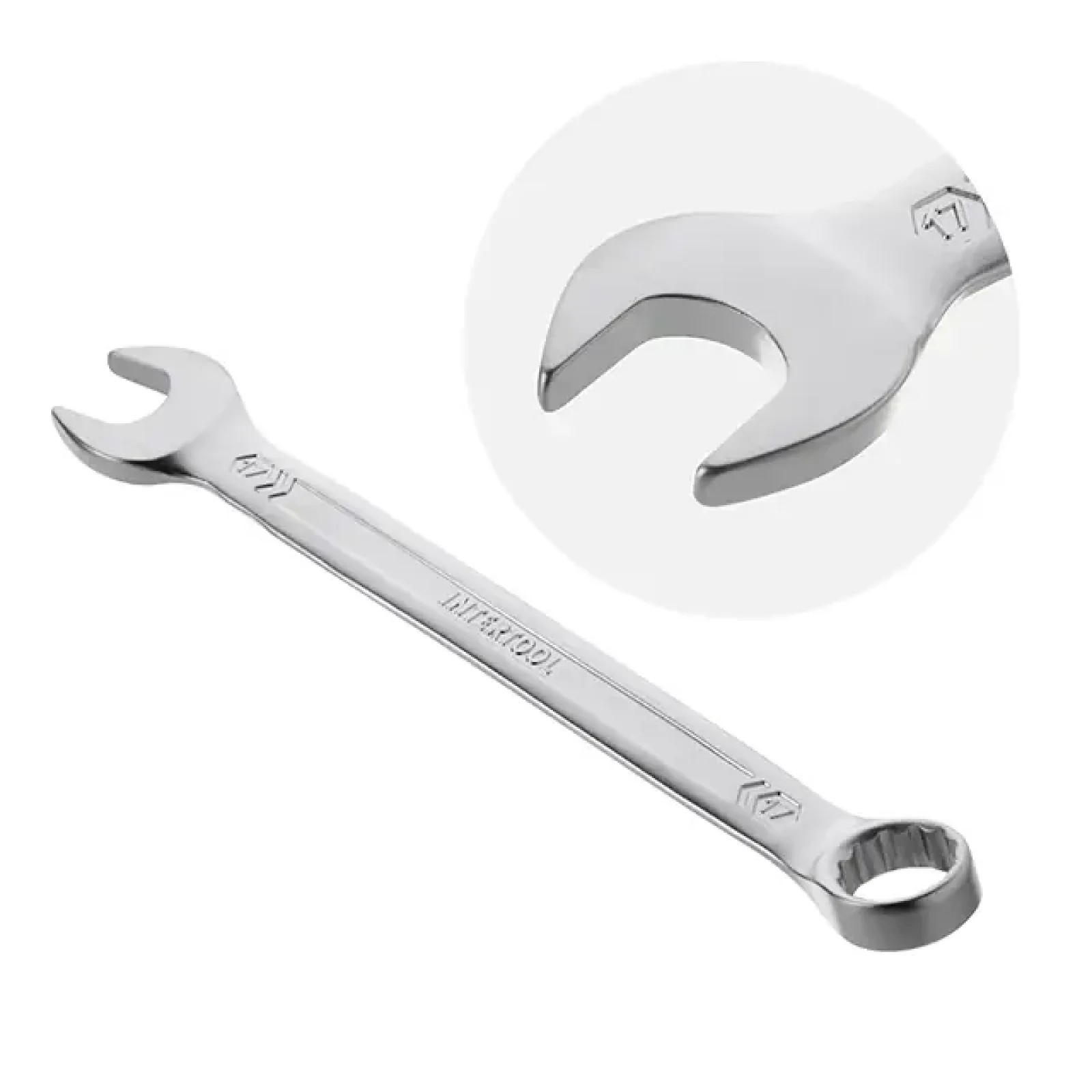 Набір ключів комбінованих, 8 шт.,6-19 мм, Сr-V, DIN3113, STORM INTERTOOL (XT-1002) UA