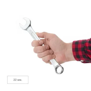 Набір ключів комбінованих, 12 шт., 6-22 мм, Cr-V, чохол, DIN3113, STORM INTERTOOL (XT-1004) UA