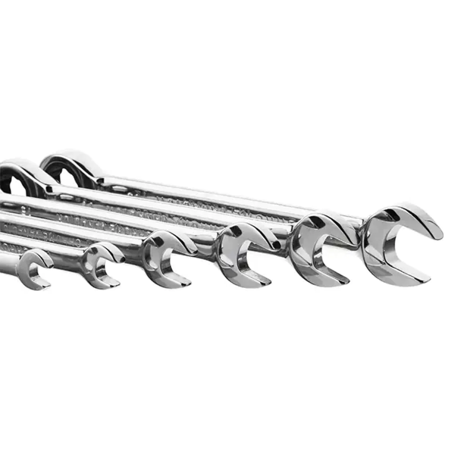 Набір ключів комбінованих, з тріскачкою, 11 шт., 8-19 мм, Cr-V, професійний, DIN3113 INTERTOOL (XT-1304) UA