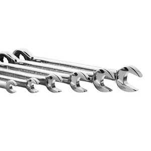 Набір ключів комбінованих, з тріскачкою, 11 шт., 8-19 мм, Cr-V, професійний, DIN3113 INTERTOOL (XT-1304) UA