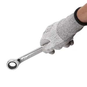 Набір ключів комбінованих, з тріскачкою, 12 шт., 8-19 мм, Cr-V, професійний, DIN3113 INTERTOOL (XT-1305) UA