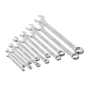 Набір ключів комбінованих, 12 шт., 6-22 мм, Cr-V, професійні, DIN3113, чохол INTERTOOL (XT-1512) UA