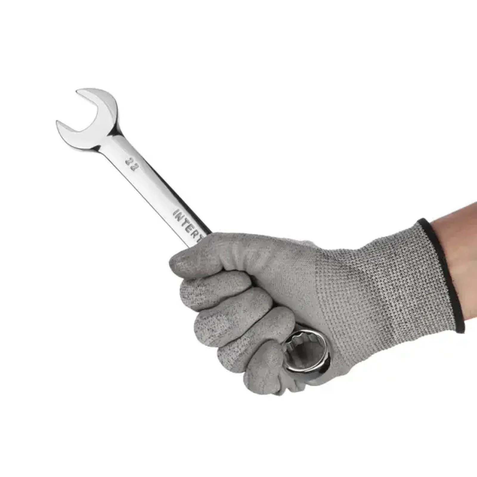 Набір ключів комбінованих, 12 шт., 6-22 мм, Cr-V, професійні, DIN3113, чохол INTERTOOL (XT-1512) UA