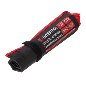 Набір ключів комбінованих, 25 шт., 6-32 мм, професійні, DIN3113, чохол INTERTOOL (XT-1526) UA